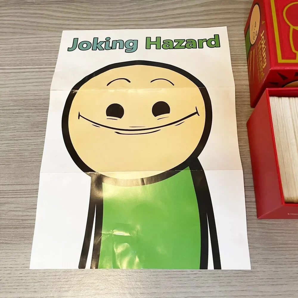 Joking Hazard Shiny Red Box Edition Party Card Game Cyanide & Happiness Complete